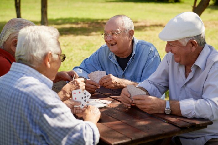 Seniors enjoying financial freedom in retirement