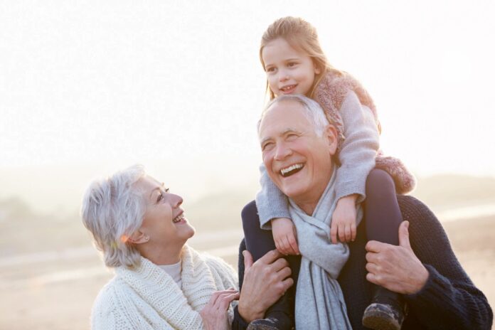 Seniors enjoying their retirement savings